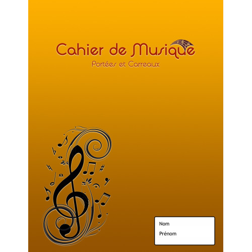 Cahier de musique Simple...