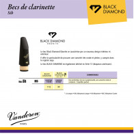 Bec clarinette sib VANDOREN Black Diamond BD5