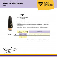 Bec clarinette sib VANDOREN Black Diamond Série 13 2