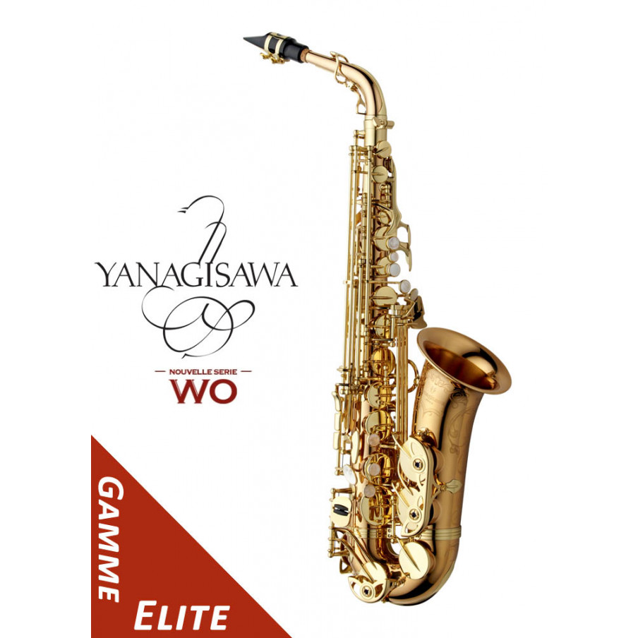 Saxophone alto professionnel YANAGISAWA A-WO20 Bronze gamme Elite - à  l'achat Atelier des Vents Marseille Yanagisawa - Finitions Saxophones Vernie