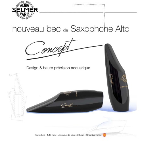 Bec Saxophone Alto Concept...