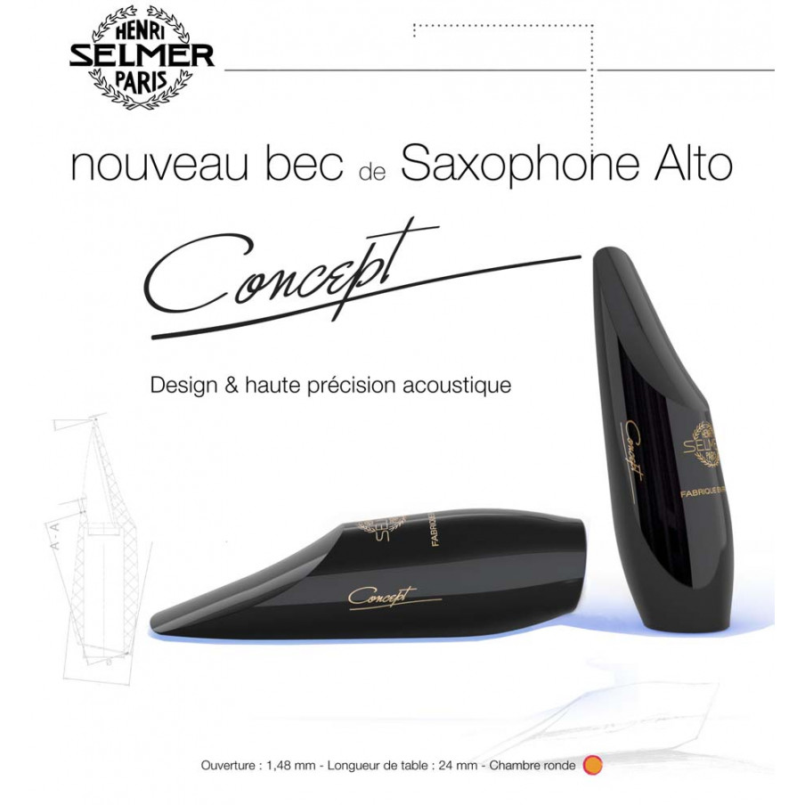 Bec saxophone alto SELMER Concept 1 Bec saxophone alto SELMER Concept 1