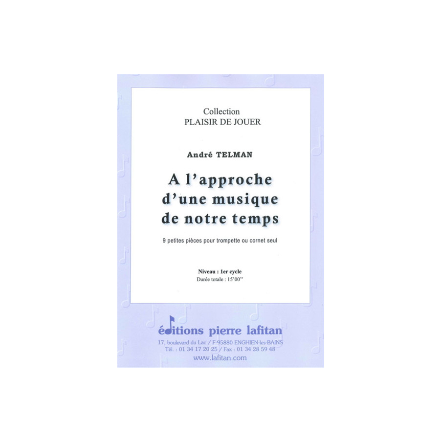 A L'Approche D'Une Musique de Notre Temps