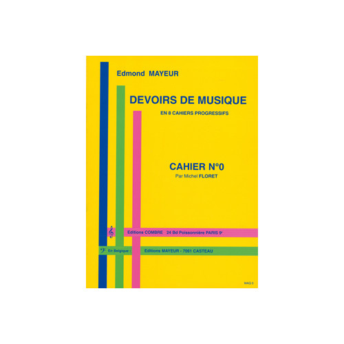 Devoirs de musique cahier 0