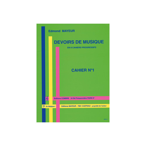 Devoirs de musique cahier 1