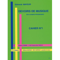 Devoirs de musique cahier 1