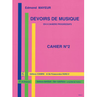 Devoirs de musique cahier 2