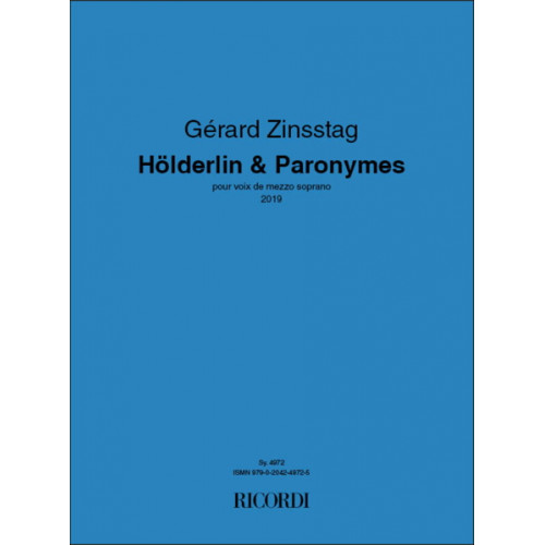 Hölderlin & Paronymes