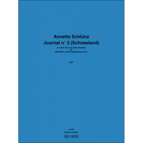 Journal n° 2 (Schneeland)