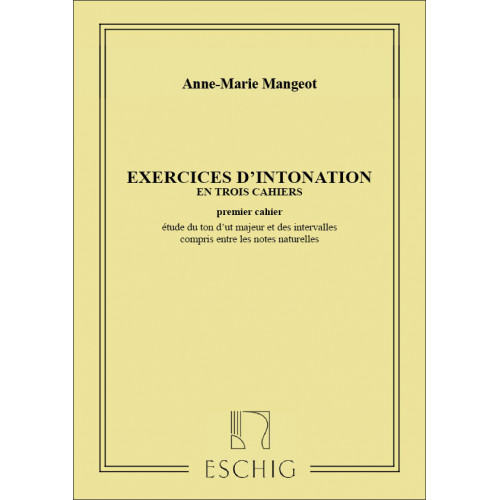 Exercices D'Intonation Vol 1