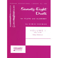 78 Duets for Flute and Clarinet Vol. 1