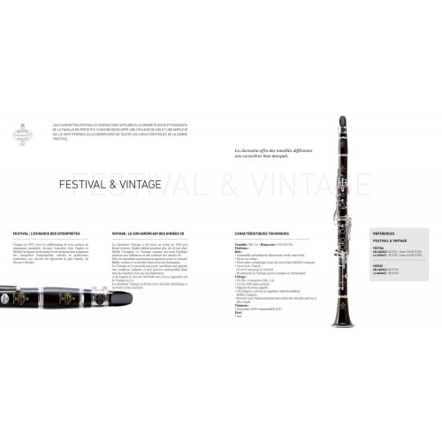 clarinette sib BUFFET-CRAMPON RC nouveau millésime 2