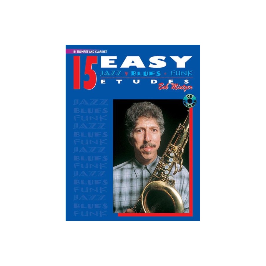 0000001456752ALF00ELM00033CD 15 Easy Jazz, Blues & Funk Etudes - Bb Instr