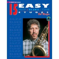 0000001456752ALF00ELM00033CD 15 Easy Jazz, Blues & Funk Etudes - Bb Instr