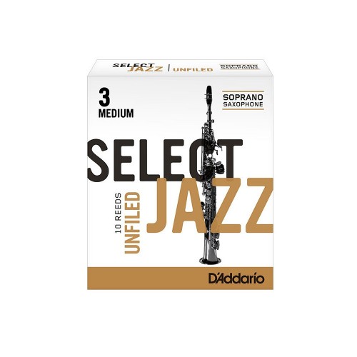 Anches Saxophone Soprano Select Jazz Unfiled Organics - D'Addario