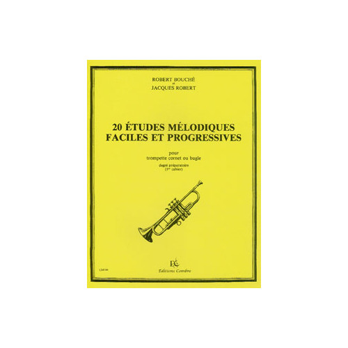 20 Etudes mélodiques faciles et progressives Vol.1