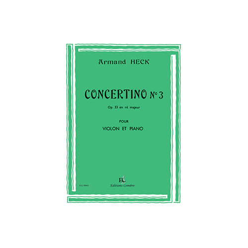 Concertino n°3 ré maj. Op.33