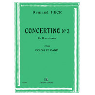 Concertino n°3 ré maj. Op.33