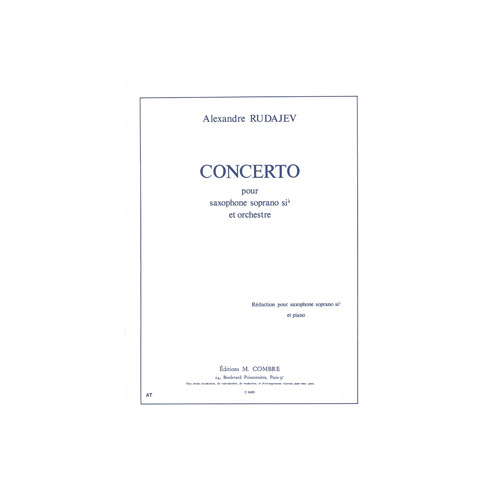 Concerto pour saxophone soprano Op.125