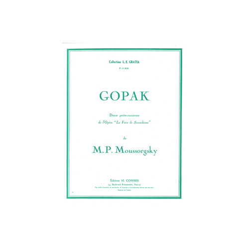 Gopak extr. de La Foire de Sorotchintsky