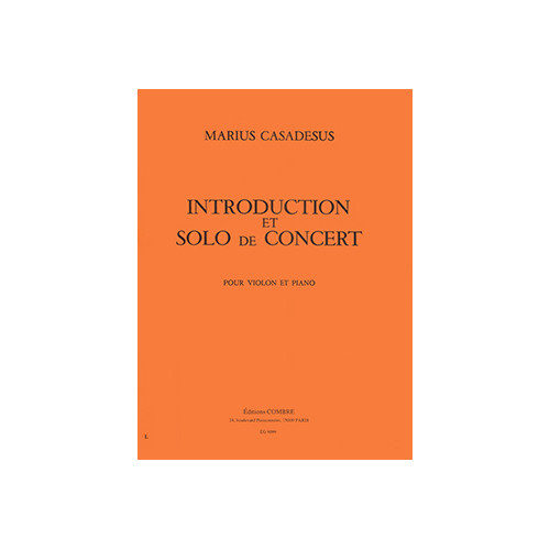 Introduction et solo de concert