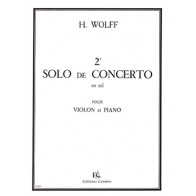 Solo de concerto n°2 en sol