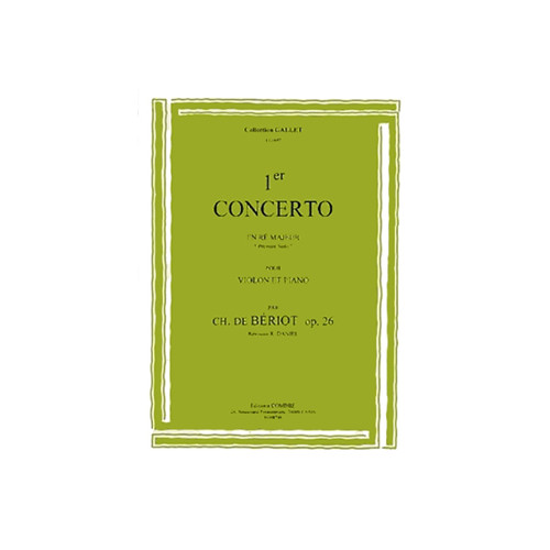 Solo n°1 du concerto n°1 en ré maj.