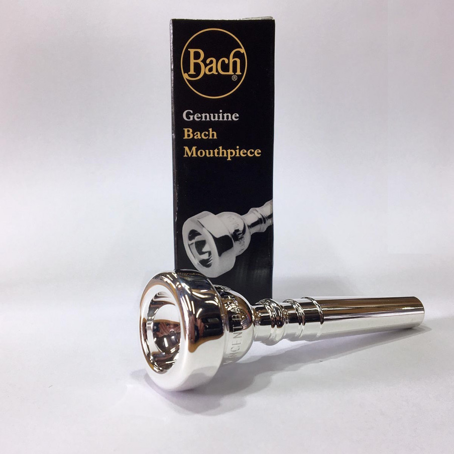Kinshops Embouchure de Trompette 3C Taille pour Yamaha pour Bach Embouchure de Trompette en métal pour registre Haut et Accessoires de Trompette C ， Argent 