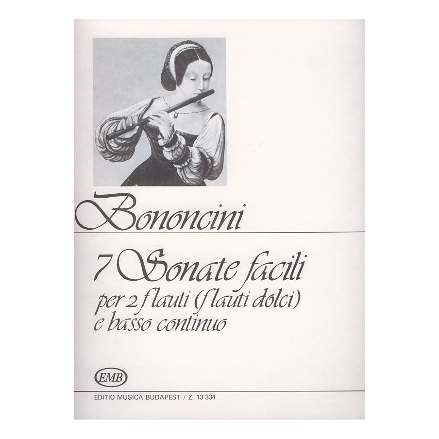 7 sonate facili ket fuvolara (ket furulyara) es