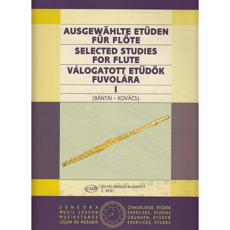 Ausgewählte Etüden für Flöte I
