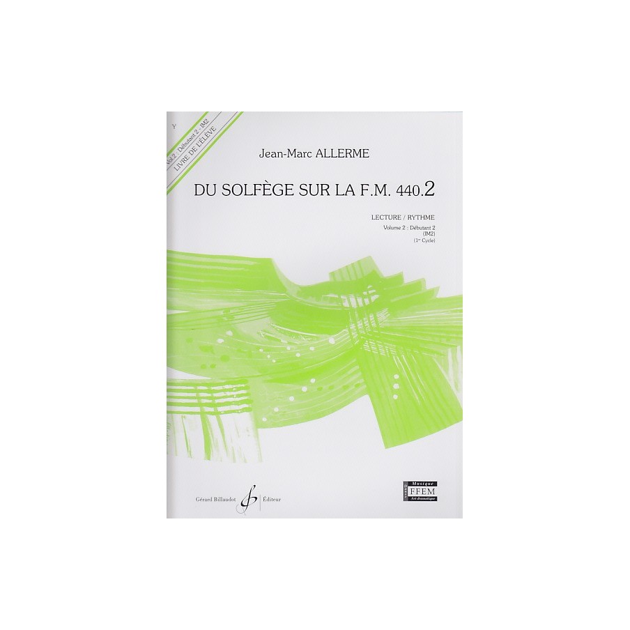 9790043051176GB5117 Du solfege sur la F.M. 440.2 - Lecture/Rythme