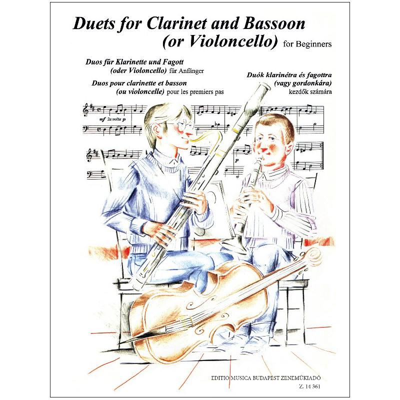 Duos für Klarinette und Fagott (oder Violoncello)