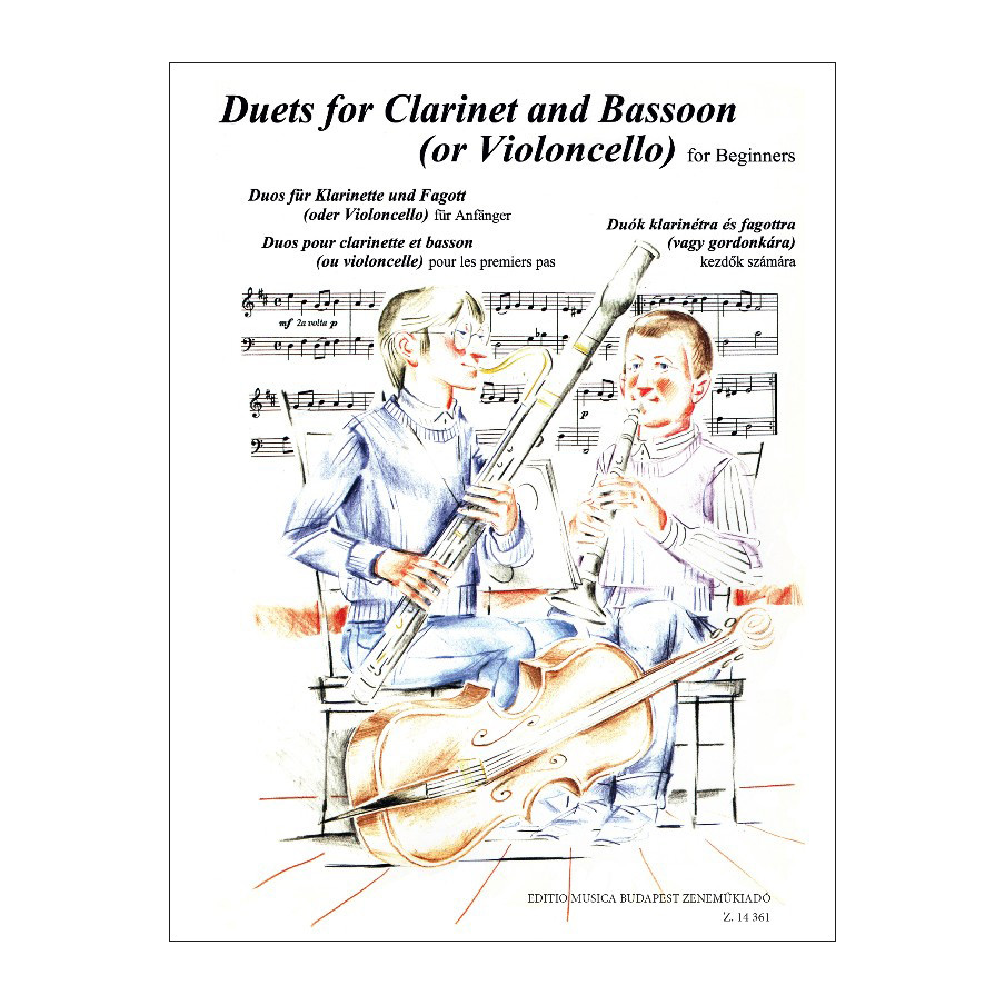 Duos für Klarinette und Fagott (oder Violoncello)