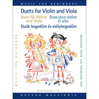 Duos für Violine und Viola für Anfänger I