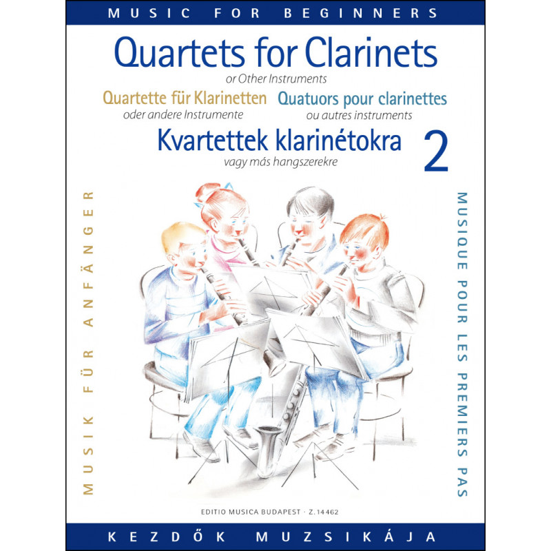 Klarinettenquartette für Anfänger für 4 Klarinet