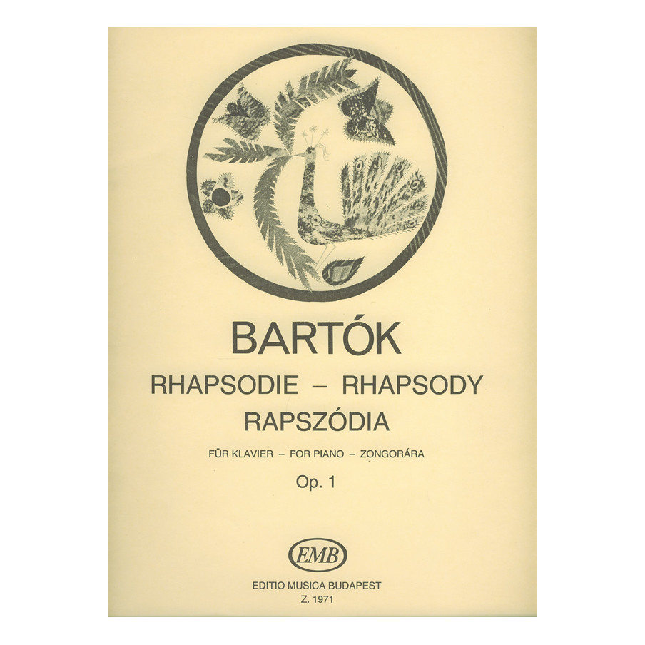 Rhapsodie op. 1 Erste Fassung