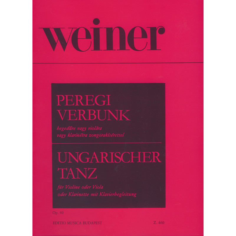 Ungarischer Tanz (Werbungstanz aus Pereg) op. 40