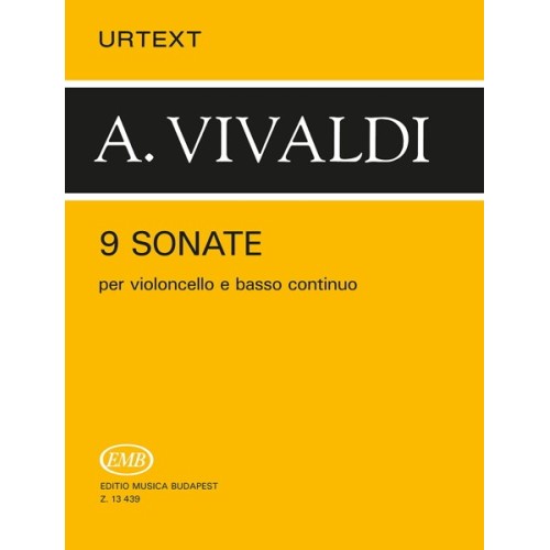 9790080134399EMBZ13439 9 Sonatas For Cello And Piano
