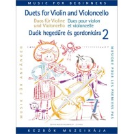 9790080140628EMBZ14062 Duets for Violin and Violoncello for Beginners 2