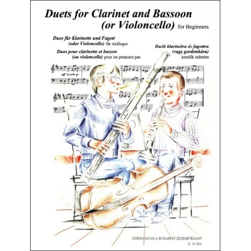 9790080143612EMBZ14361 Duos für Klarinette und Fagott (oder Violoncello)