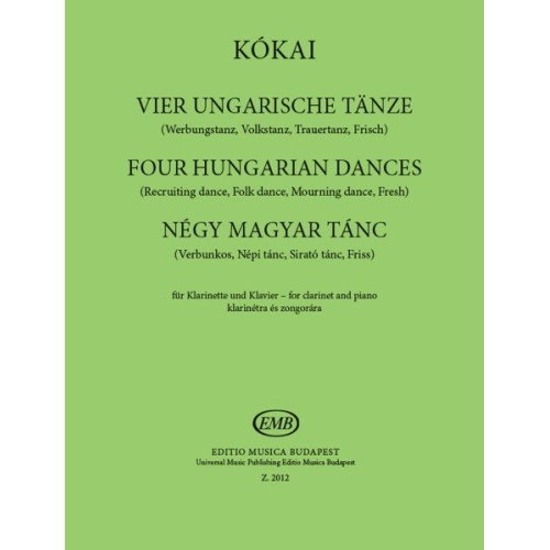 9790080020128EMBZ2012 Vier ungarische Tänze