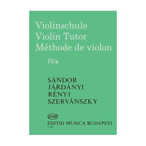 9790080080672EMBZ8067 Violinschule - Violin Tutor -Méthode de Violon IVa