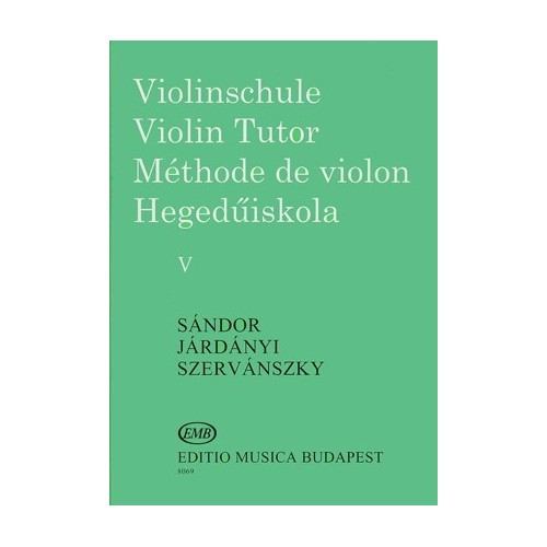 9790080080696EMBZ8069 Violinschule - Violin Tutor - Méthode de Violon V