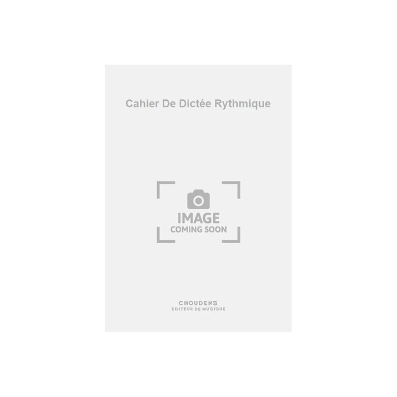 0000000396936ACF020808 Cahier De Dictée Rythmique