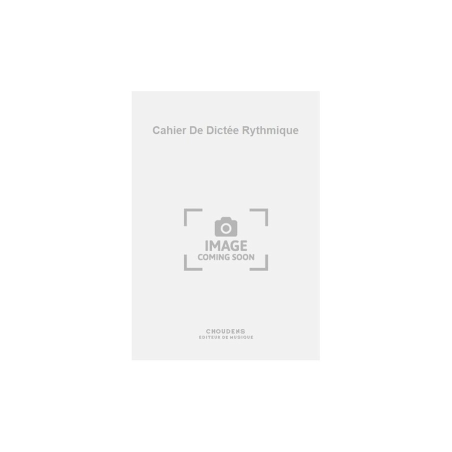 0000000396936ACF020808 Cahier De Dictée Rythmique
