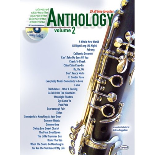 9788850711406CARML2675 Anthology Clarinet Vol. 2
