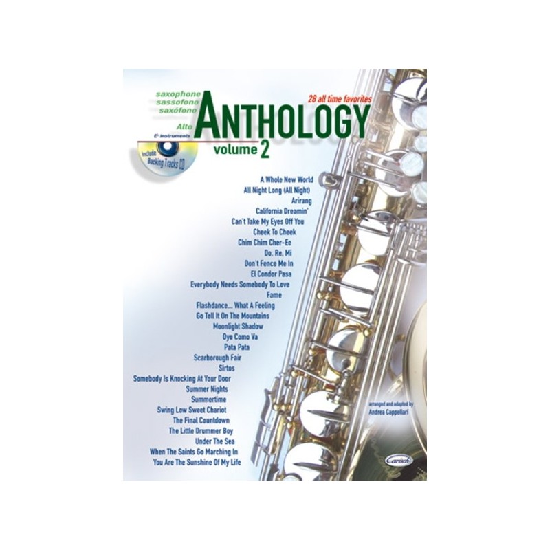 9788850711413CARML2676 Anthology Alto Saxophone Vol. 2