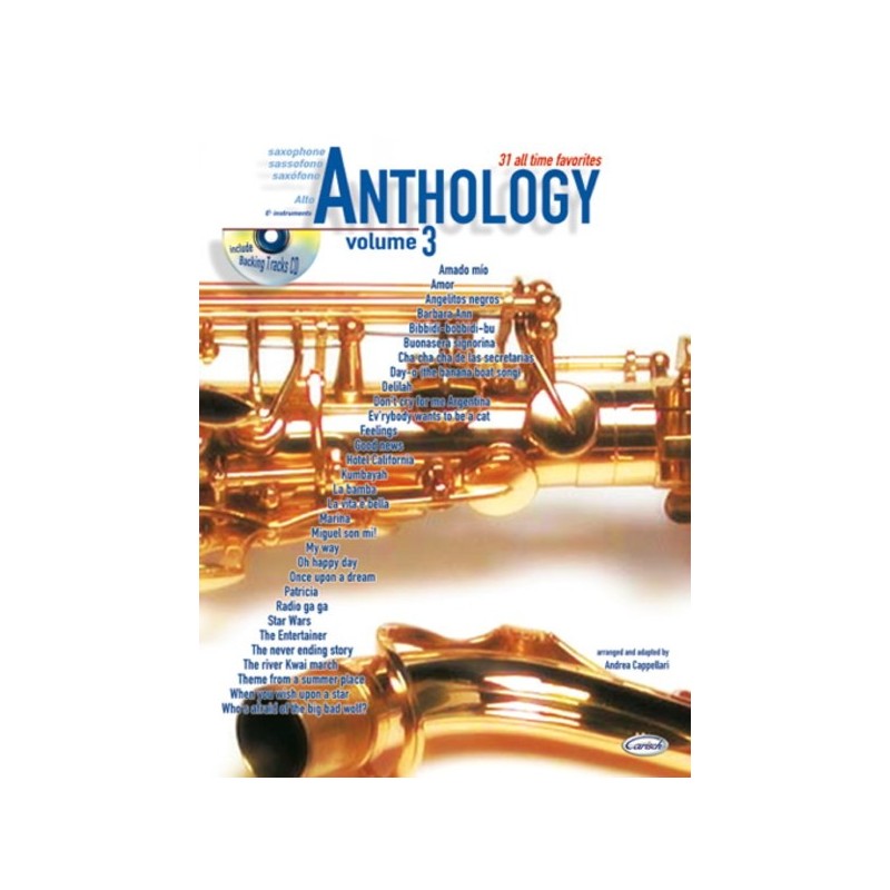 9788850712526CARML2757 Anthology Alto Saxophone Vol. 3