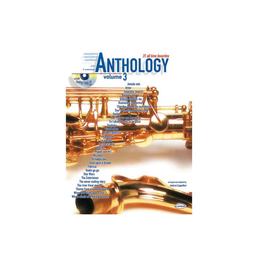 9788850712526CARML2757 Anthology Alto Saxophone Vol. 3