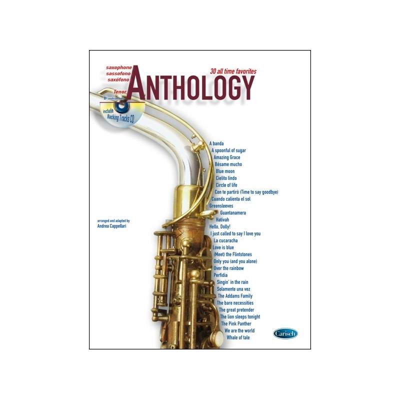 9788850714384CARML2861 Anthology Tenor Saxophone Vol. 1